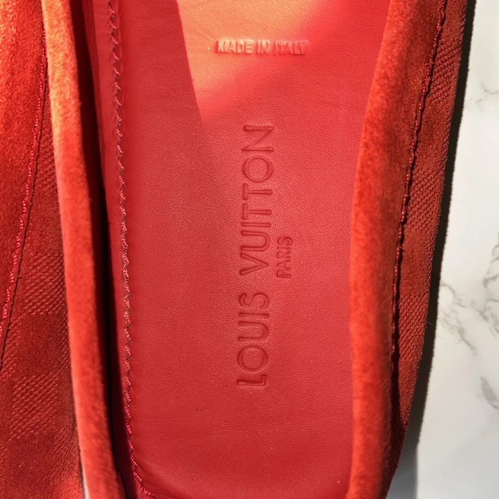 Authentic Louis Vuitton Men's Shoes Casual Red Loafers
Size 11M - Picture 5 of 10